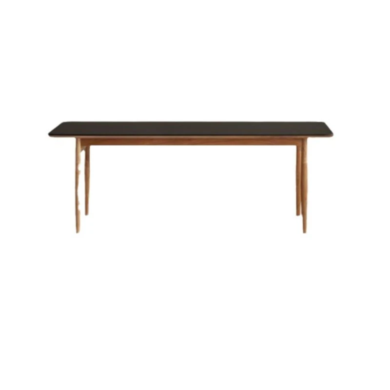 Nordic solid wood rock slab Japanese cherry wood household large long table small apartment rock slab dining table
Nordic solid wood rock slab Japanese cherry wood household large long table small apartment rock slab dining table