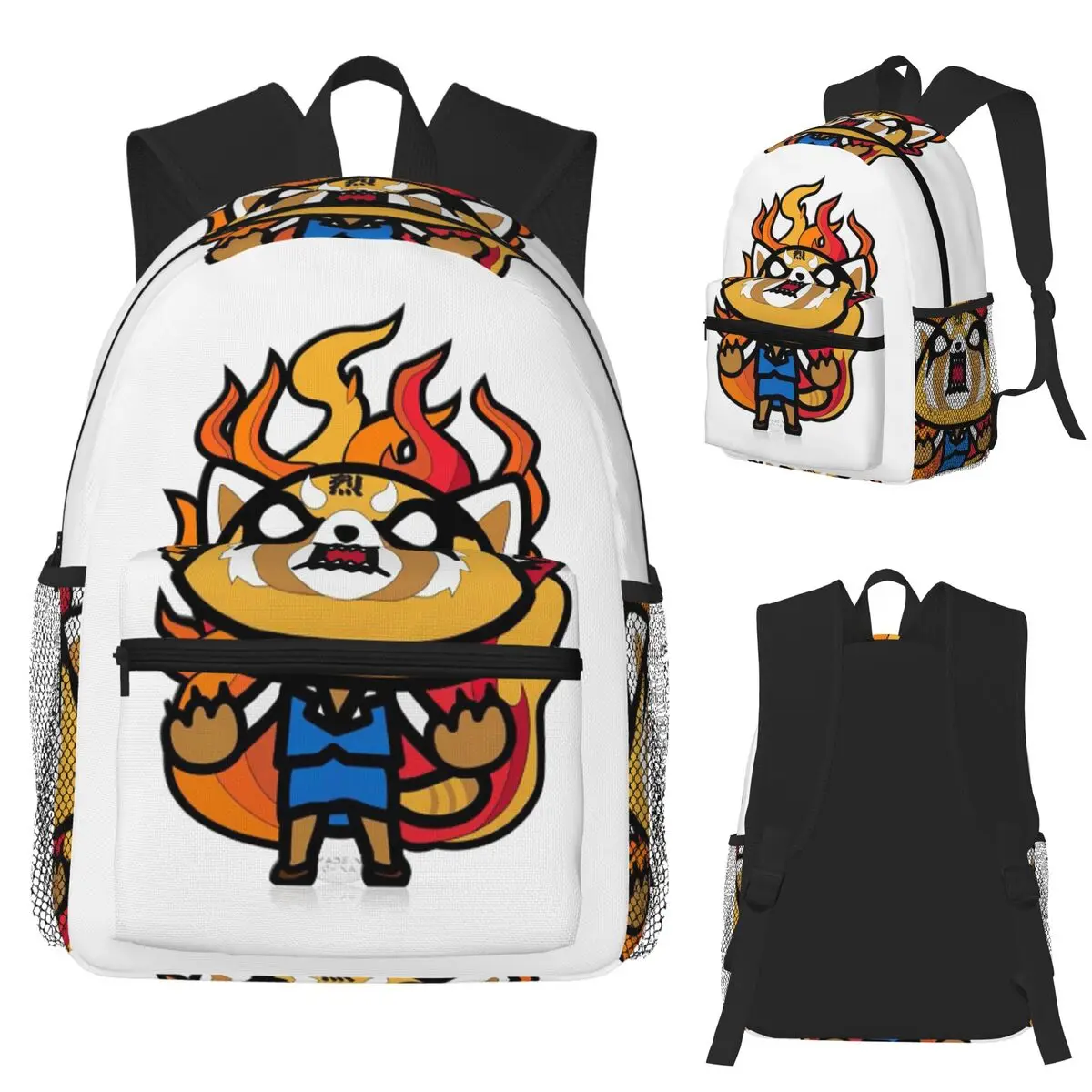 Cartoon Popular Funny Aggretsuko Student Backpack School Bag Hiking Travel Daypack for Boys Girls Fashion Bookbag Shoulder Bags
Cartoon Popular Funny Aggretsuko Student Backpack School Bag Hiking Travel Daypack for Boys Girls Fashion Bookbag Shoulder Bags
