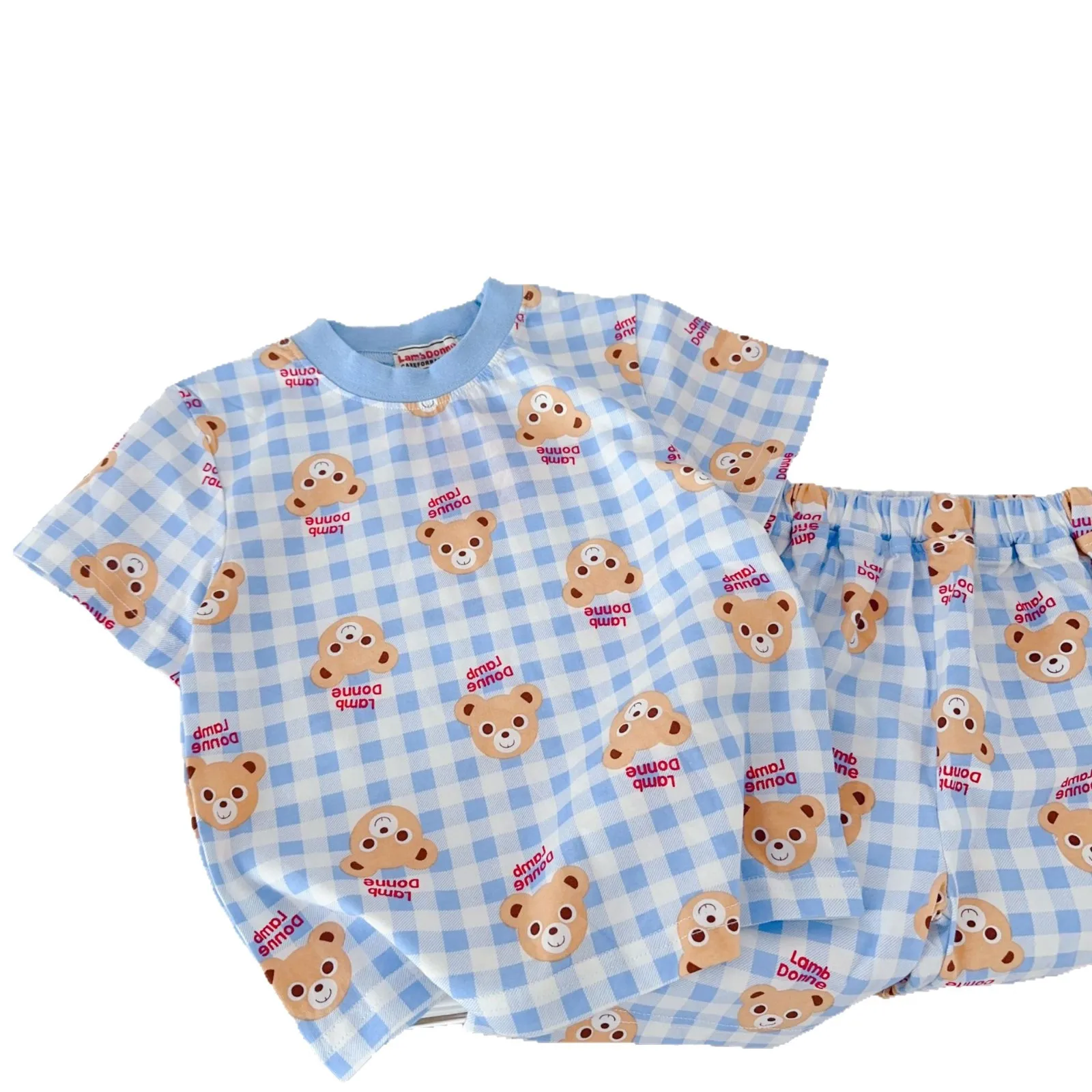 2025 New Kids Fully Printed Teddy Bear Cotton Comfortable Summer Pajamas For Boys And Girls Summer Shorts Short Sleeved Set
2025 New Kids Fully Printed Teddy Bear Cotton Comfortable Summer Pajamas For Boys And Girls Summer Shorts Short Sleeved Set