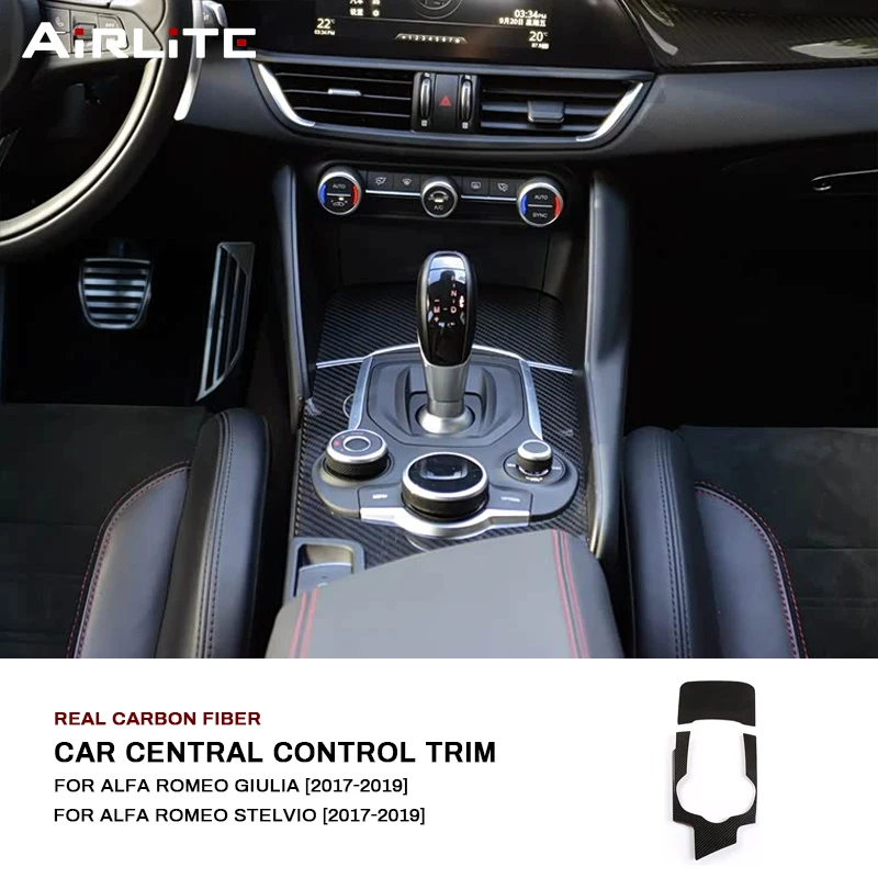 For Alfa Romeo Giulia Stelvio 2017-2019 Real Carbon Fiber Car Center Console Gear Shift Panel Cover Trim Interior Accessories
For Alfa Romeo Giulia Stelvio 2017-2019 Real Carbon Fiber Car Center Console Gear Shift Panel Cover Trim Interior Accessories