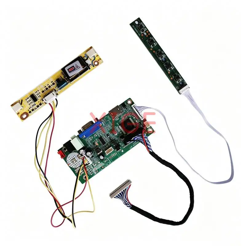 Display Controller Board Fit LQ164M1LA4AB LQ164M1LA4A LTN160HT03 LTN184HT01 1920*1080 VGA+HDMI 1920x1080 2-CCFL 30 Pin LVDS Kit
Display Controller Board Fit LQ164M1LA4AB LQ164M1LA4A LTN160HT03 LTN184HT01 1920*1080 VGA+HDMI 1920x1080 2-CCFL 30 Pin LVDS Kit