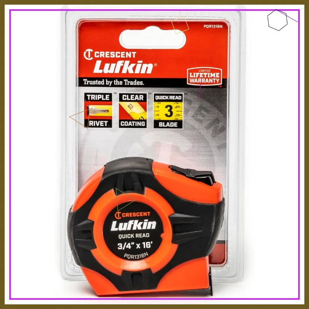 Рулетка измерительная 3/4" x 16' Quikread Power Return, желтая, с защитным покрытием - PQR1316N, прочная и легко читаемая, для домашнего и профессионального использования
Рулетка измерительная 3/4" x 16' Quikread Power Return, желтая, с защитным покрытием - PQR1316N, прочная и легко читаемая, для домашнего и профессионального использования