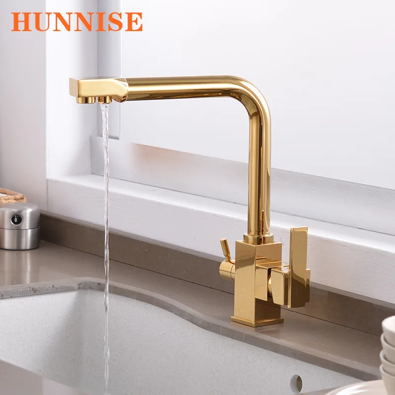 Pure Filter Kitchen Mixer Faucets Quality Brass Rotation Hot Cold Kitchen Sink Mixer Tap Dual Handle Gold Filter Kitchen Faucet
Pure Filter Kitchen Mixer Faucets Quality Brass Rotation Hot Cold Kitchen Sink Mixer Tap Dual Handle Gold Filter Kitchen Faucet