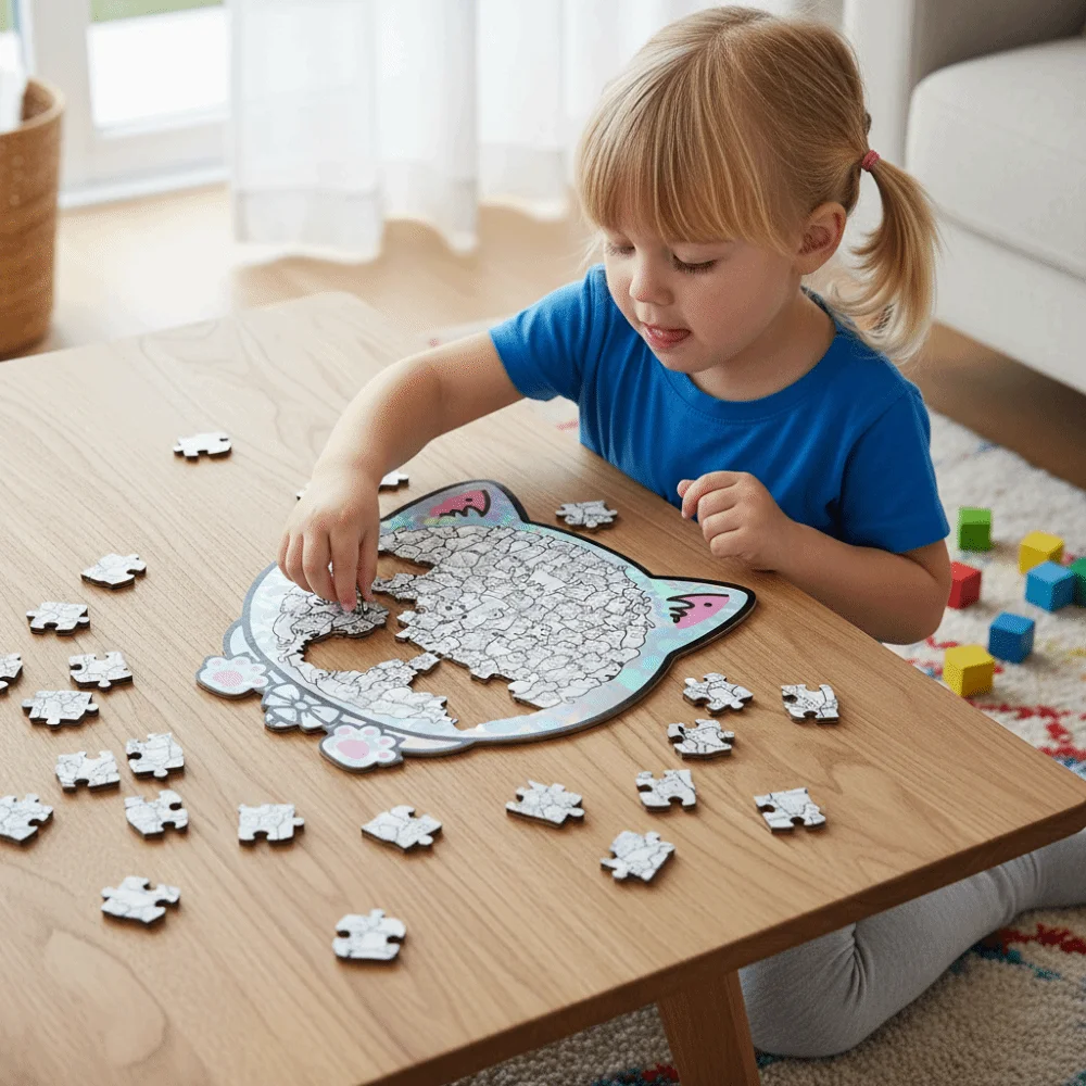 Brain Burning Cat Puzzle Irregular Puzzle Animal Puzzle Cute Kitten Cat Shaped Wooden Puzzle Colored Wooden
Brain Burning Cat Puzzle Irregular Puzzle Animal Puzzle Cute Kitten Cat Shaped Wooden Puzzle Colored Wooden