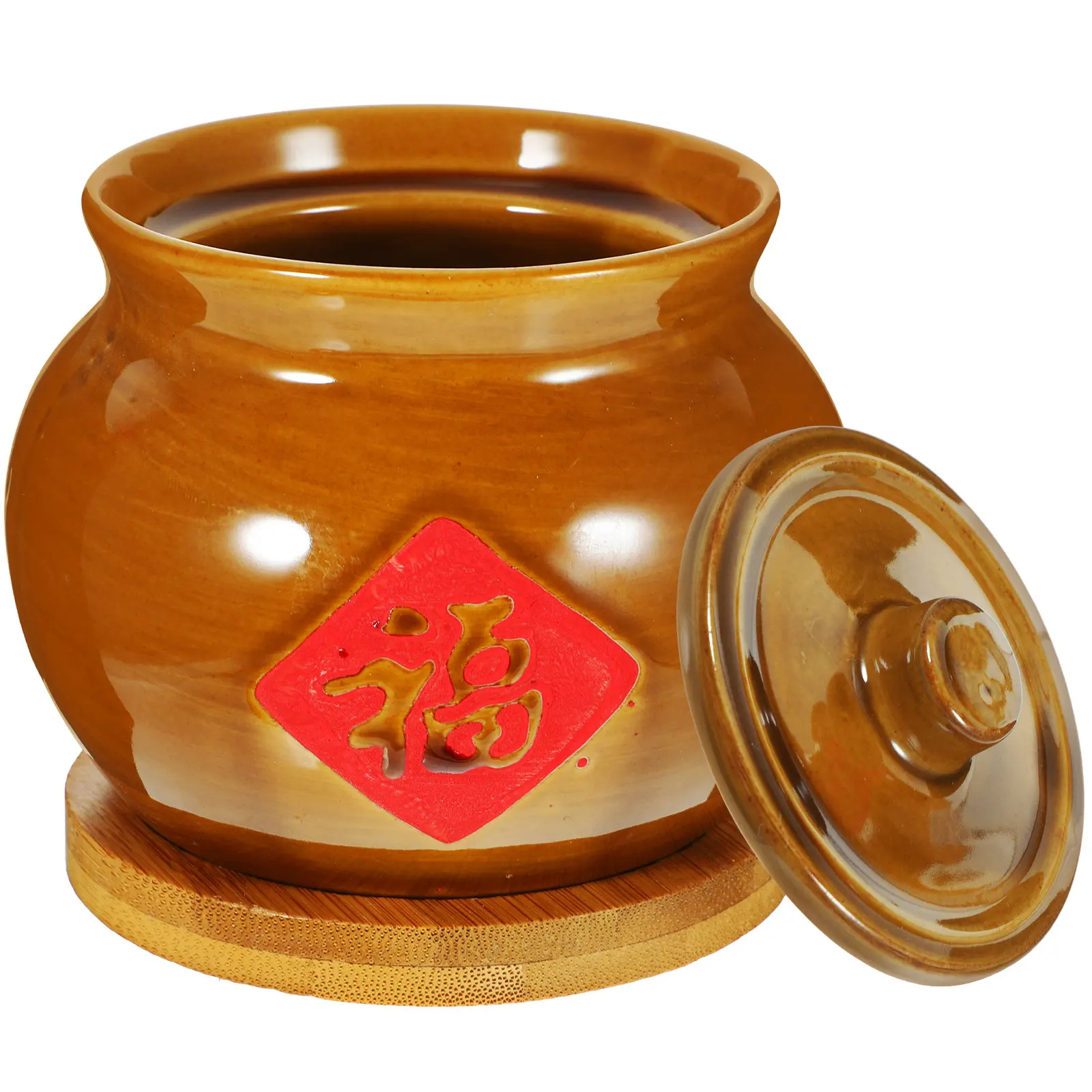 1Set Ceramic Stew Pot with Lid for Steaming Soup and Bird's Nest Easy Clean Heat Retaining Stewing Bowl Ceramic Tableware Soup
1Set Ceramic Stew Pot with Lid for Steaming Soup and Bird's Nest Easy Clean Heat Retaining Stewing Bowl Ceramic Tableware Soup