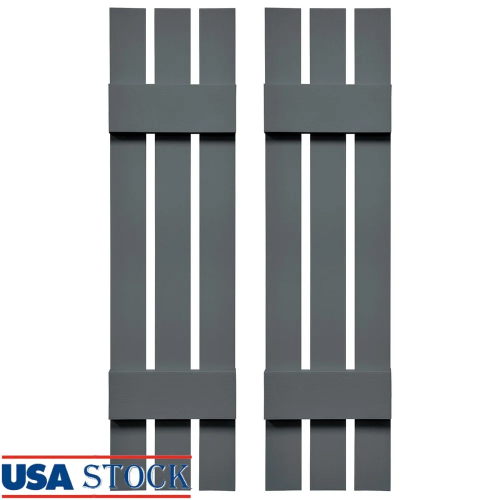 Durable Vinyl Board-n-Batten Shutters 12x35 Inch Includes Installation Hardware Lightweight Water Resistant Low Maintenance
Durable Vinyl Board-n-Batten Shutters 12x35 Inch Includes Installation Hardware Lightweight Water Resistant Low Maintenance