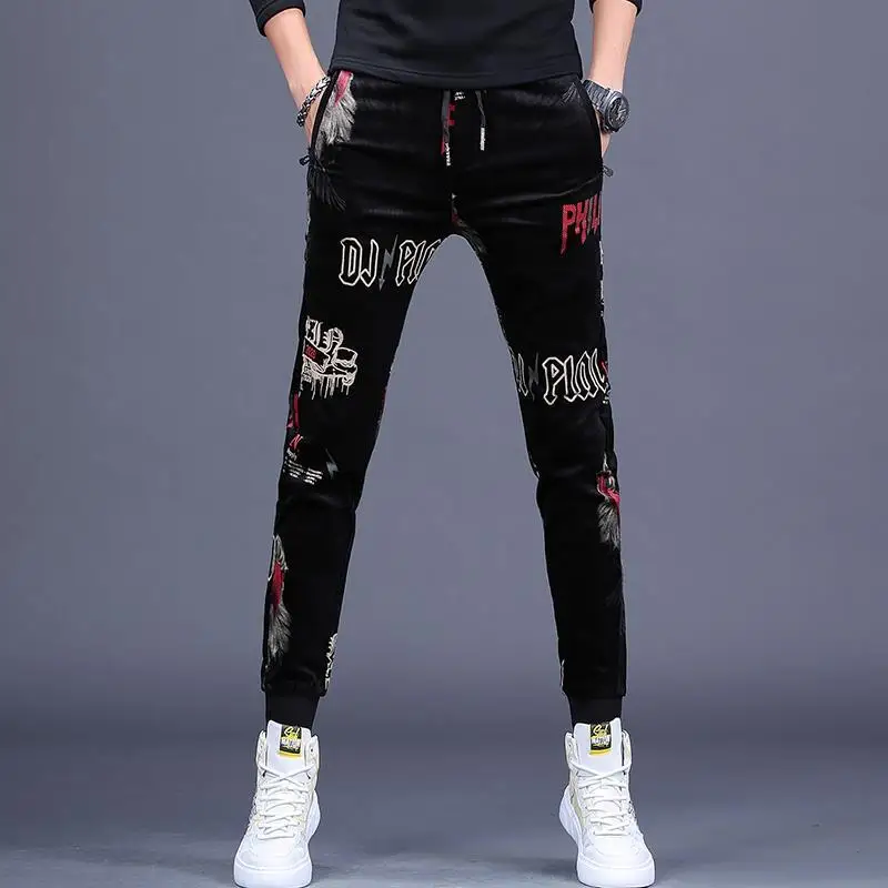 Light Luxury Men’s Street Fashion Corduroy Pants,Harem Version Slim-fit Casual Jogging Pants,Youth Trendy Printed Sexy Pants;
Light Luxury Men’s Street Fashion Corduroy Pants,Harem Version Slim-fit Casual Jogging Pants,Youth Trendy Printed Sexy Pants;
