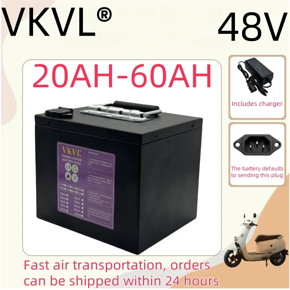 Air fast transportation,48V60AH,Full capacity,Send within 24 hours,New 18650 lithium battery,Suitable for motors under 3000W
Air fast transportation,48V60AH,Full capacity,Send within 24 hours,New 18650 lithium battery,Suitable for motors under 3000W