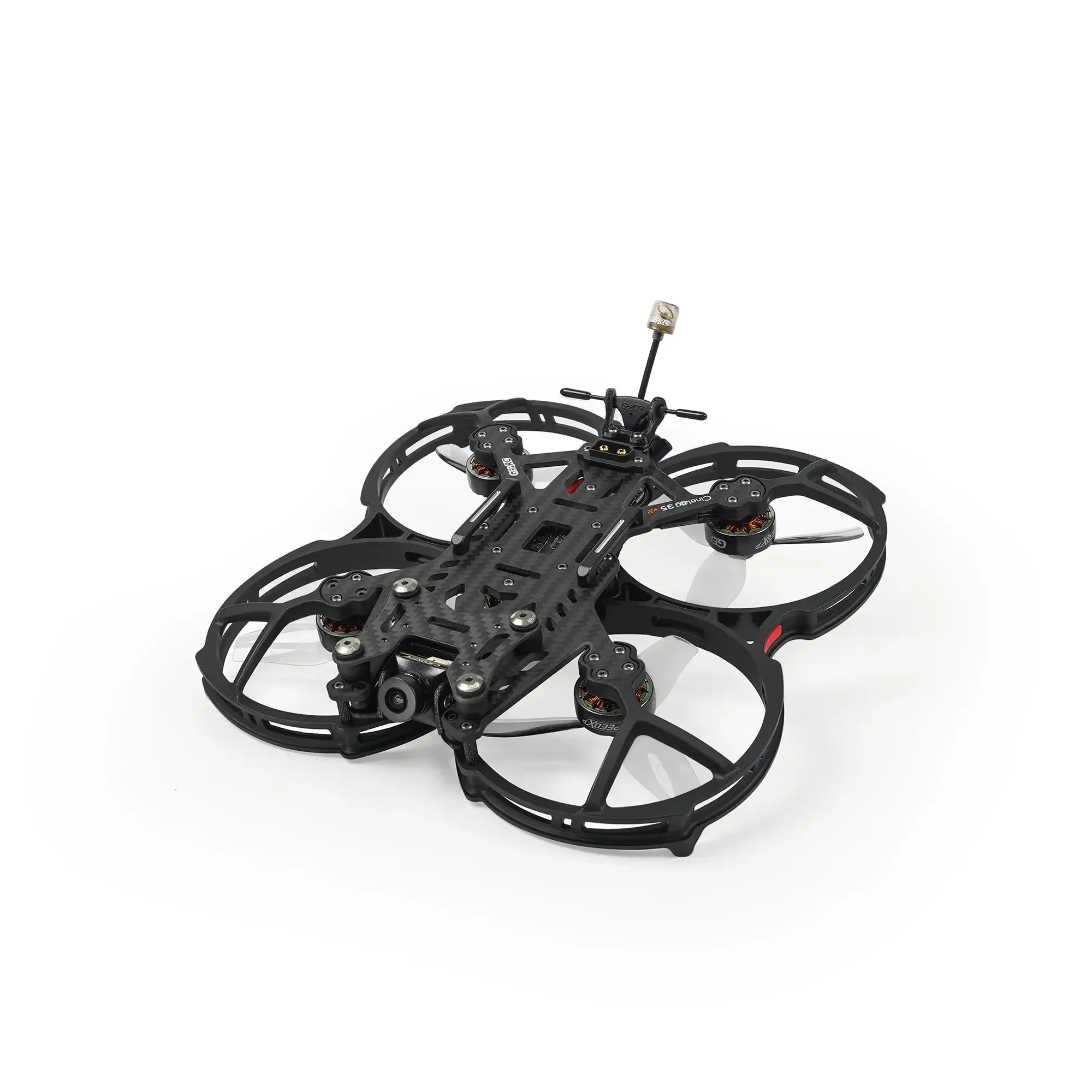 GEPRC CineLog35 V2 3.5inch Cinewhoop Quad GEP-F722-45A AIO V2 RAD 1W VTX Caddx Ratel2 SPEEDX2 2105.5 2150KV 6S
GEPRC CineLog35 V2 3.5inch Cinewhoop Quad GEP-F722-45A AIO V2 RAD 1W VTX Caddx Ratel2 SPEEDX2 2105.5 2150KV 6S