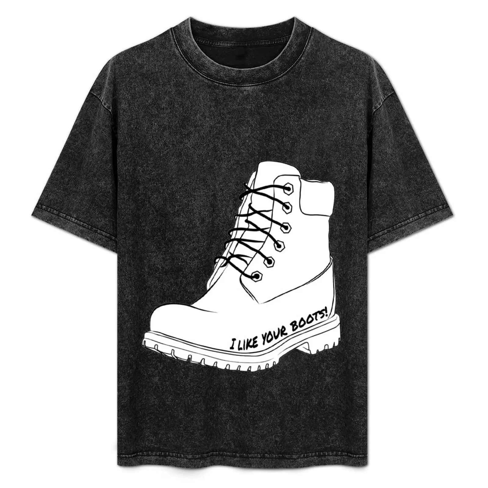 I like your boots! T-Shirt Sports Casual Short Sleeve Cotton Tee
I like your boots! T-Shirt Sports Casual Short Sleeve Cotton Tee