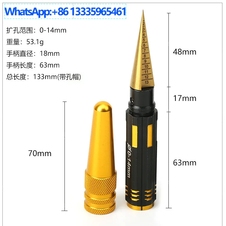 HSP accessories 80105 car shell hole opener, hole punch, drilling device, reamer, with scale, replaceable head
HSP accessories 80105 car shell hole opener, hole punch, drilling device, reamer, with scale, replaceable head