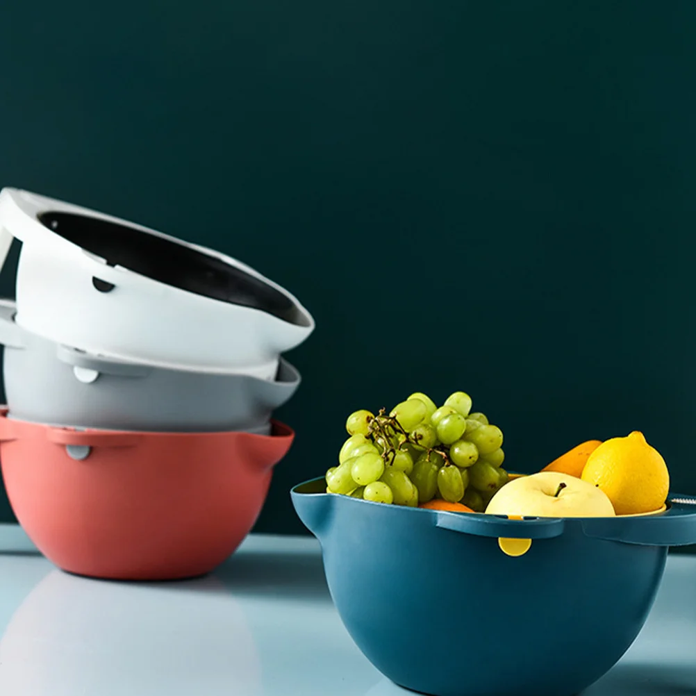 Multifunctional Storage Basket Double Color Kitchen Organizer For Vegetables Fruits Washing Drying Food Container Space
Multifunctional Storage Basket Double Color Kitchen Organizer For Vegetables Fruits Washing Drying Food Container Space