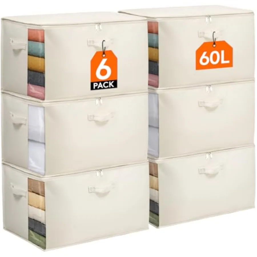 Canvas Cotton Comforter Storage Bags with Zipper Pack 0L Breathable Foldable Clothing Containers Linen Sweater Organizers Boxes
Canvas Cotton Comforter Storage Bags with Zipper Pack 0L Breathable Foldable Clothing Containers Linen Sweater Organizers Boxes