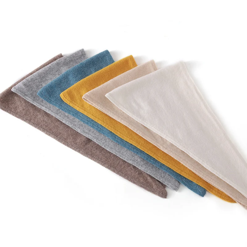 Ladies High Quality Knit Comfortable Keep Warm Triangle Scarf 100% Cashmere Scarf Women Solid Color Triangle Shawl Girl Scarves
Ladies High Quality Knit Comfortable Keep Warm Triangle Scarf 100% Cashmere Scarf Women Solid Color Triangle Shawl Girl Scarves