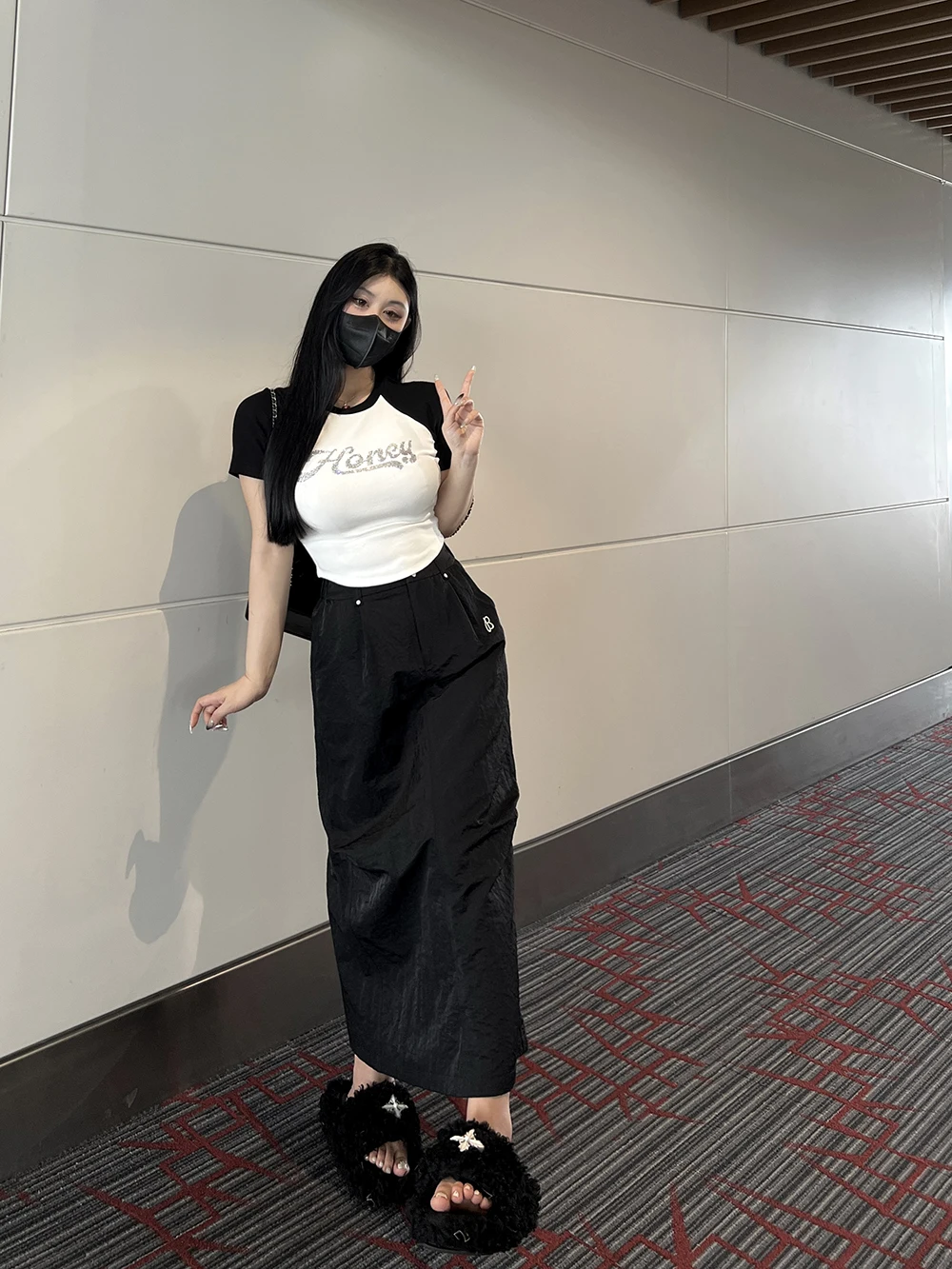 Юбка миди А-силуэта с высокой талией для полных женщин, летняя новинка, деловая одежда, юбка-миди Bla Kazue Hyakkichi, стройнящая фигуру
Юбка миди А-силуэта с высокой талией для полных женщин, летняя новинка, деловая одежда, юбка-миди Bla Kazue Hyakkichi, стройнящая фигуру