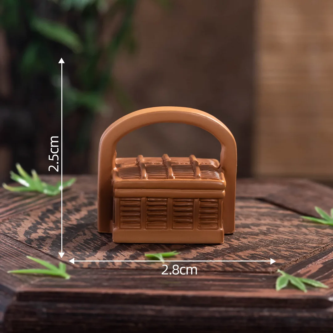 6pcs Resin Miniature Woven Basket Coffee Food Storage Tiny Baskets Dollhouse Accessories Micro Landscape Decor
6pcs Resin Miniature Woven Basket Coffee Food Storage Tiny Baskets Dollhouse Accessories Micro Landscape Decor