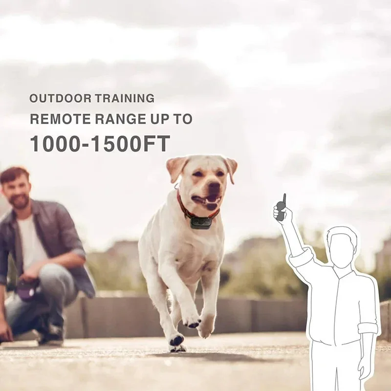 New 600M Remote Dog Training Collar, Electric Anti Bark Stop Dog Collar, Waterproof Rechargeable Dog Shock Collar for 1/2/3 Dogs
New 600M Remote Dog Training Collar, Electric Anti Bark Stop Dog Collar, Waterproof Rechargeable Dog Shock Collar for 1/2/3 Dogs