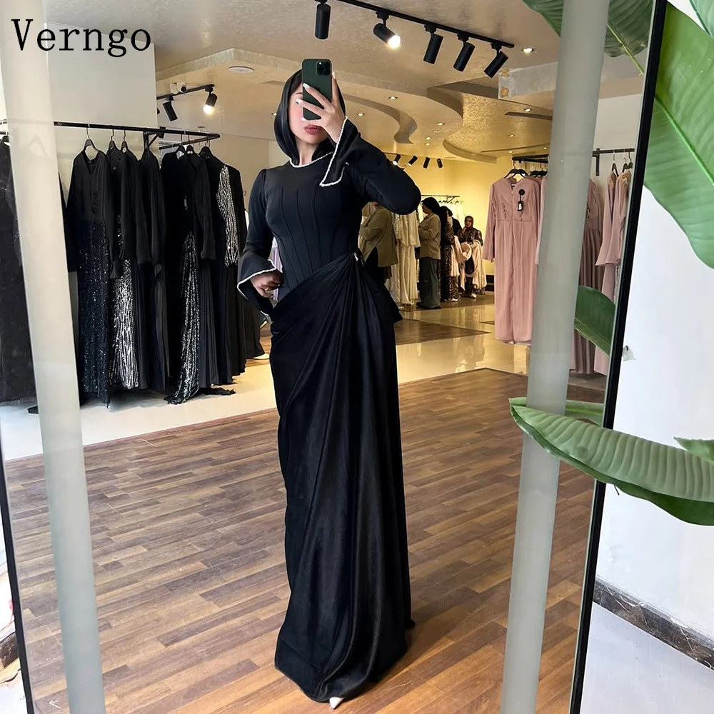 Verngo черное атласное вечернее платье с высоким воротом и длинными рукавами, платья русалки для выпускного вечера, элегантное платье для выпускного вечера в Саудовской Аравии по индивидуальному заказу
Verngo черное атласное вечернее платье с высоким воротом и длинными рукавами, платья русалки для выпускного вечера, элегантное платье для выпускного вечера в Саудовской Аравии по индивидуальному заказу
