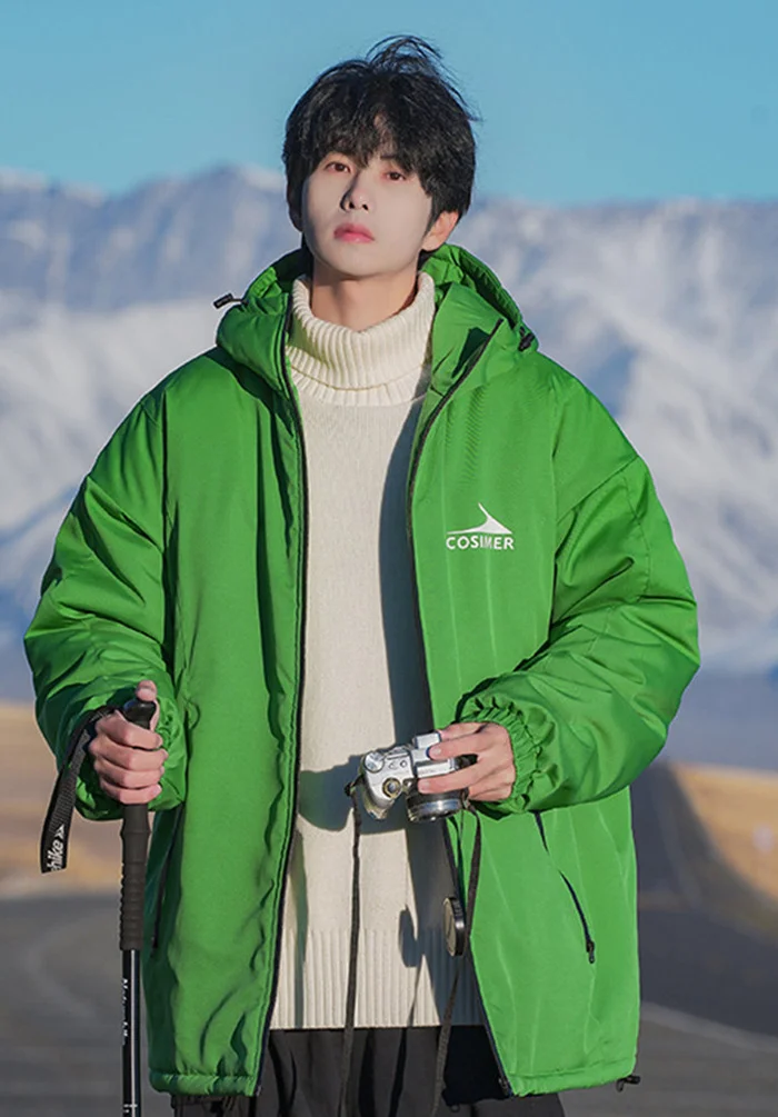 2023 Autumn New Youth Fashion Trend Handsome Hooded Cotton Coat Men's Casual Versatile Loose and Warm Cotton Coat
2023 Autumn New Youth Fashion Trend Handsome Hooded Cotton Coat Men's Casual Versatile Loose and Warm Cotton Coat