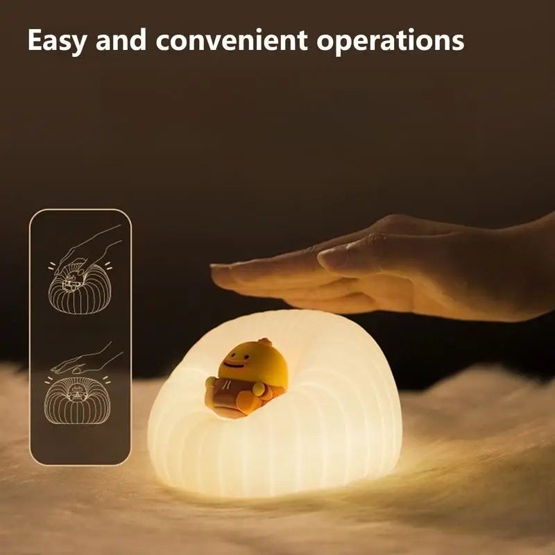 Silicone Night Light For Kids Night Stand Lamps Auto-timer Lying Sofa Cartoon Touch Light 3-Levels Nursery Lighting For Reading
Silicone Night Light For Kids Night Stand Lamps Auto-timer Lying Sofa Cartoon Touch Light 3-Levels Nursery Lighting For Reading
