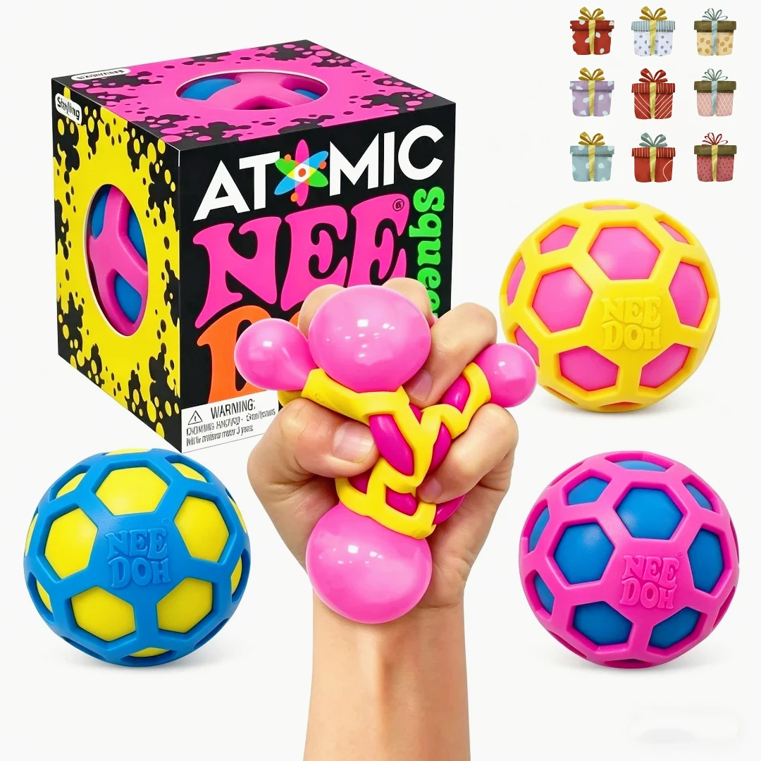 Schylling Needoh Atomic Stress Relief Ball squishies toy blind box Adult Party Gift Tool stress relief toy fidget toys
Schylling Needoh Atomic Stress Relief Ball squishies toy blind box Adult Party Gift Tool stress relief toy fidget toys