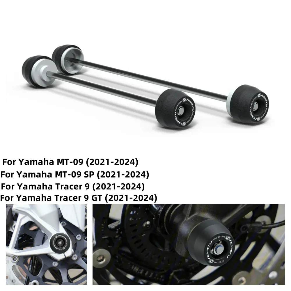For Yamaha MT-09 MT-09SP / Tracer9 Tracer 9 GT 2021 2022 2023 2024 Motorcycle Wheel Protector Rear Front Axle Fork Crash Slider
For Yamaha MT-09 MT-09SP / Tracer9 Tracer 9 GT 2021 2022 2023 2024 Motorcycle Wheel Protector Rear Front Axle Fork Crash Slider
