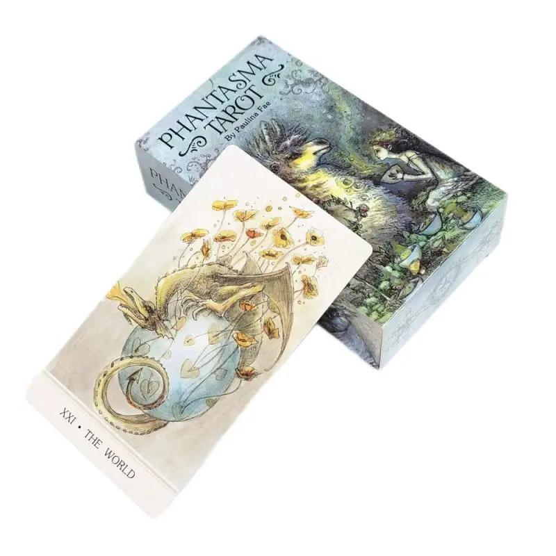 12x7cm The Phantasma Tarot 78 Leaf Card Set Creatures, and Scenes 78 Pcs Cards Rider Waite System
12x7cm The Phantasma Tarot 78 Leaf Card Set Creatures, and Scenes 78 Pcs Cards Rider Waite System