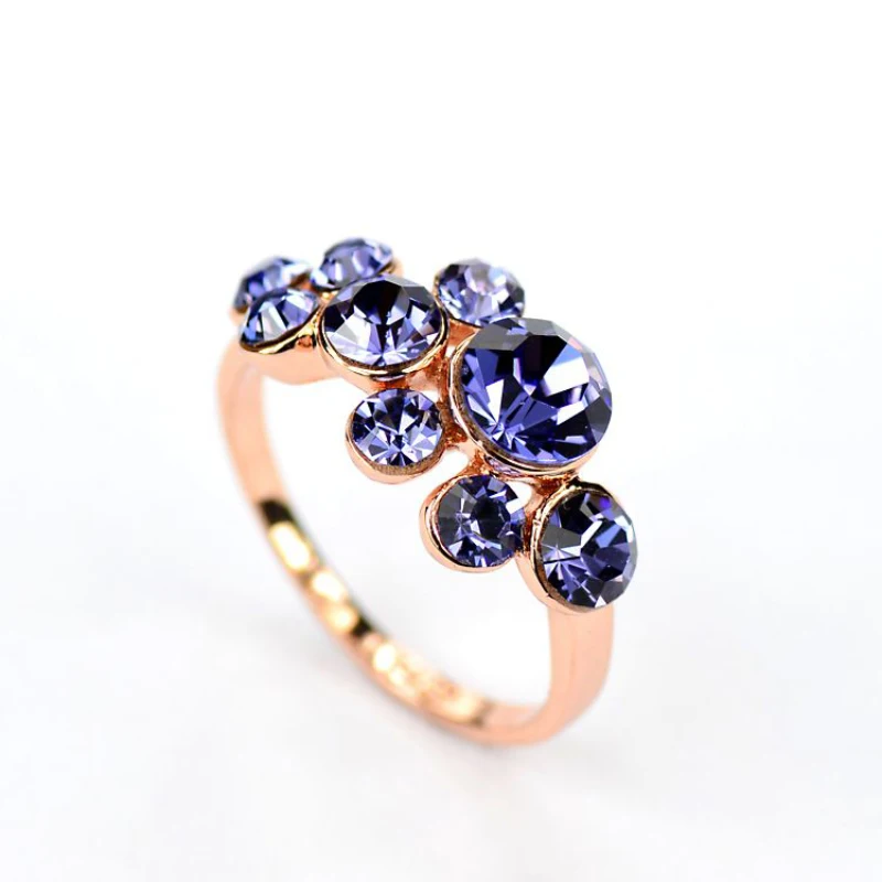 New in Purple Gemstone Rings for Women Silver Inlaid Irregular Round Shiny Simple Fashion Wedding engagement Jewelry Gift
New in Purple Gemstone Rings for Women Silver Inlaid Irregular Round Shiny Simple Fashion Wedding engagement Jewelry Gift