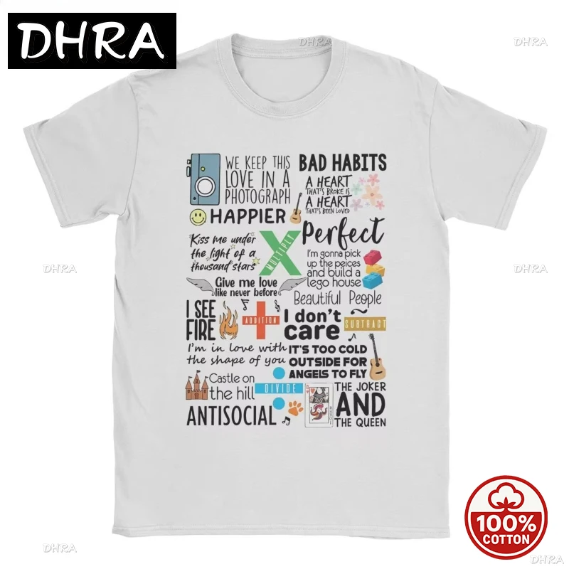 Hot sale Men Women Songbook T Shirt Pure Cotton Clothing Vintage Short Sleeve Round Neck Tees Classic T-Shirts
Hot sale Men Women Songbook T Shirt Pure Cotton Clothing Vintage Short Sleeve Round Neck Tees Classic T-Shirts