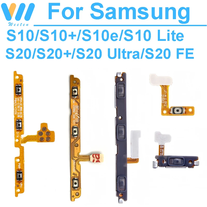 Volume Flex Cable For Samsung Galaxy S10+ S10e S10 Lite S20+ Plus Utra FE G973 On / Off Power Control Button Flex Cable Parts
Volume Flex Cable For Samsung Galaxy S10+ S10e S10 Lite S20+ Plus Utra FE G973 On / Off Power Control Button Flex Cable Parts