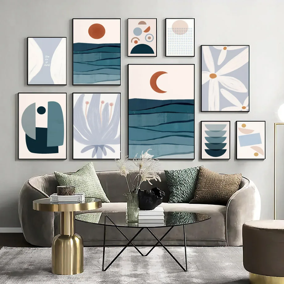 Abstract Sun Moon River Flowers Geometric Shapes Wall Art Oil Painting Nordic Poster wall pictures Printing Living Room Decor
Abstract Sun Moon River Flowers Geometric Shapes Wall Art Oil Painting Nordic Poster wall pictures Printing Living Room Decor