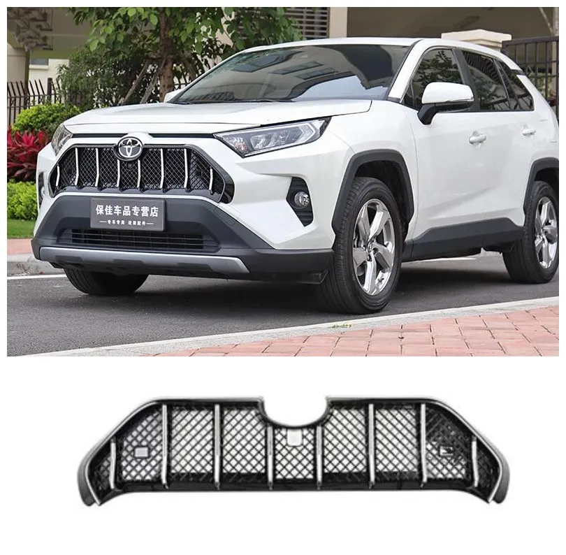 High Quality Stainless steel & ABS Mesh Grille Trim Racing Grills Decorative strip Fits For Toyota RAV4 2019 2020 2021 2022
High Quality Stainless steel & ABS Mesh Grille Trim Racing Grills Decorative strip Fits For Toyota RAV4 2019 2020 2021 2022