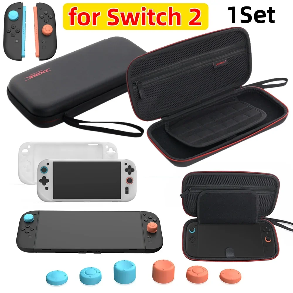 Чехол для переноски аксессуаров Switch 2, силиконовый чехол и колпачки для большого пальца, защитный чехол для переноски, сумка для хранения аксессуаров
Чехол для переноски аксессуаров Switch 2, силиконовый чехол и колпачки для большого пальца, защитный чехол для переноски, сумка для хранения аксессуаров