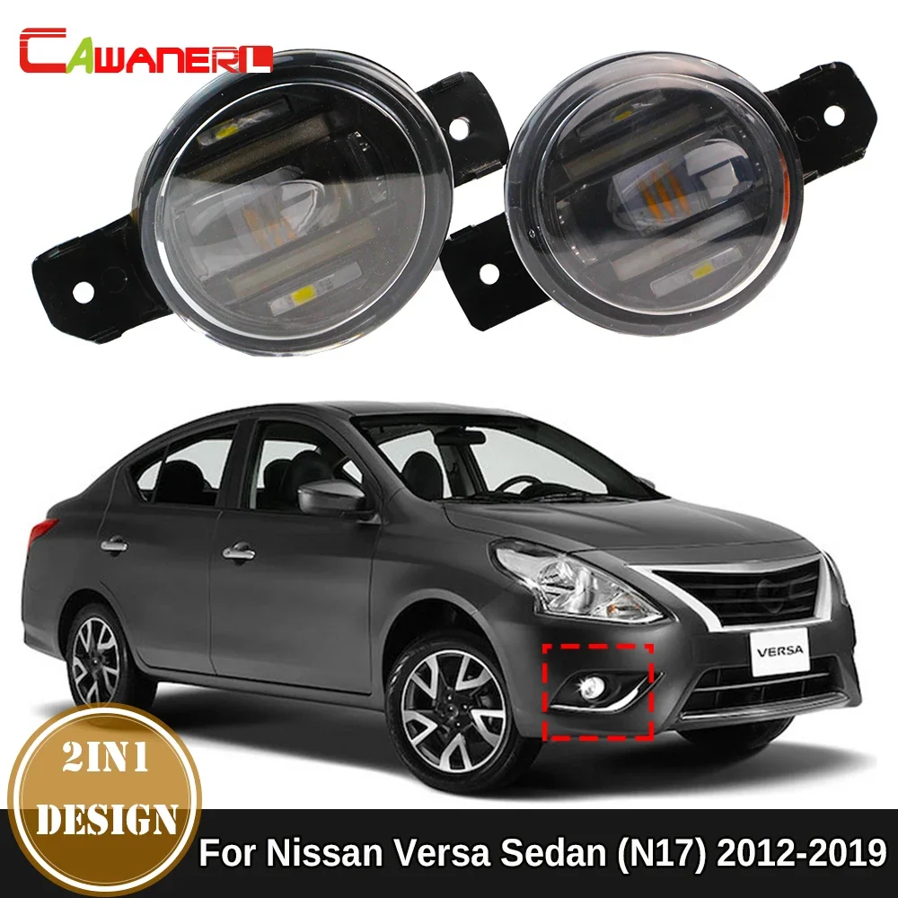 2IN1 Function Car Front Bumper Canbus LED Fog Light Daytime Running Lamp DRL H11 12V For Nissan Versa Sedan (N17) 2012-2019
2IN1 Function Car Front Bumper Canbus LED Fog Light Daytime Running Lamp DRL H11 12V For Nissan Versa Sedan (N17) 2012-2019
