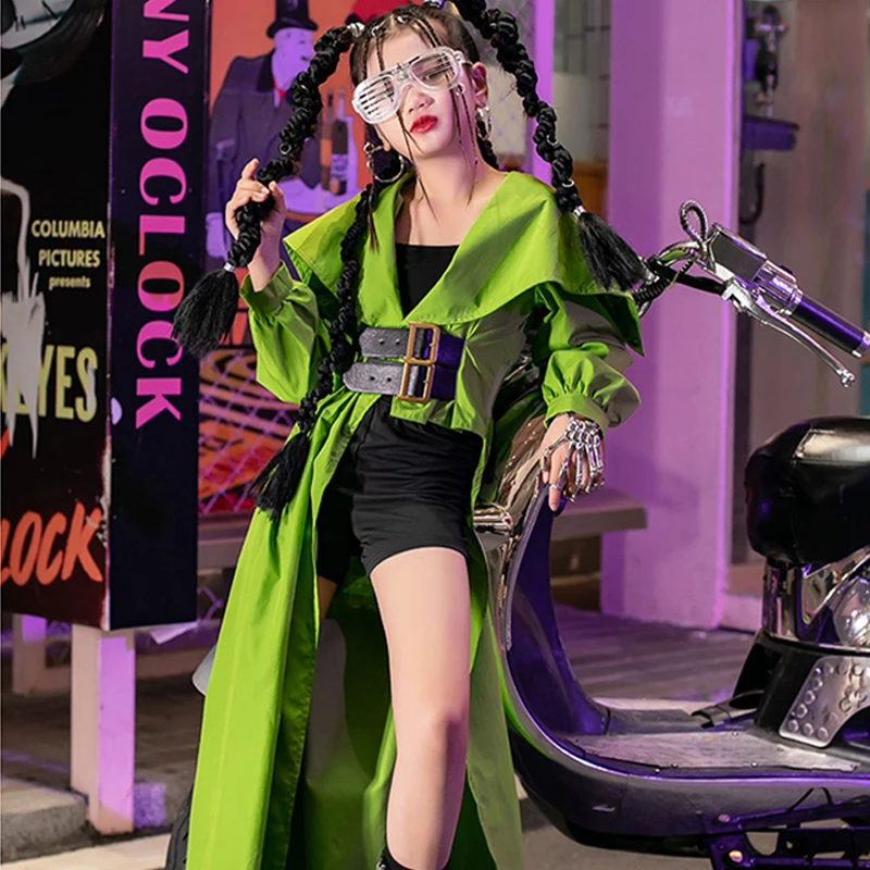 2024 Girls Catwalk Jazz Dance Costumes Green Trailing Skirt Children's Model Show Hip Hop Dance Performance Clothes DQL8064
2024 Girls Catwalk Jazz Dance Costumes Green Trailing Skirt Children's Model Show Hip Hop Dance Performance Clothes DQL8064