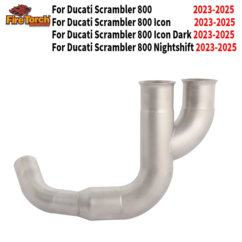 Slip On For Ducati Scrambler 800 Icon Dark Nightshift 2023 2024 2025 Motorcycle Exhaust Mid Link Pipe Replace Original Catalyst
Slip On For Ducati Scrambler 800 Icon Dark Nightshift 2023 2024 2025 Motorcycle Exhaust Mid Link Pipe Replace Original Catalyst