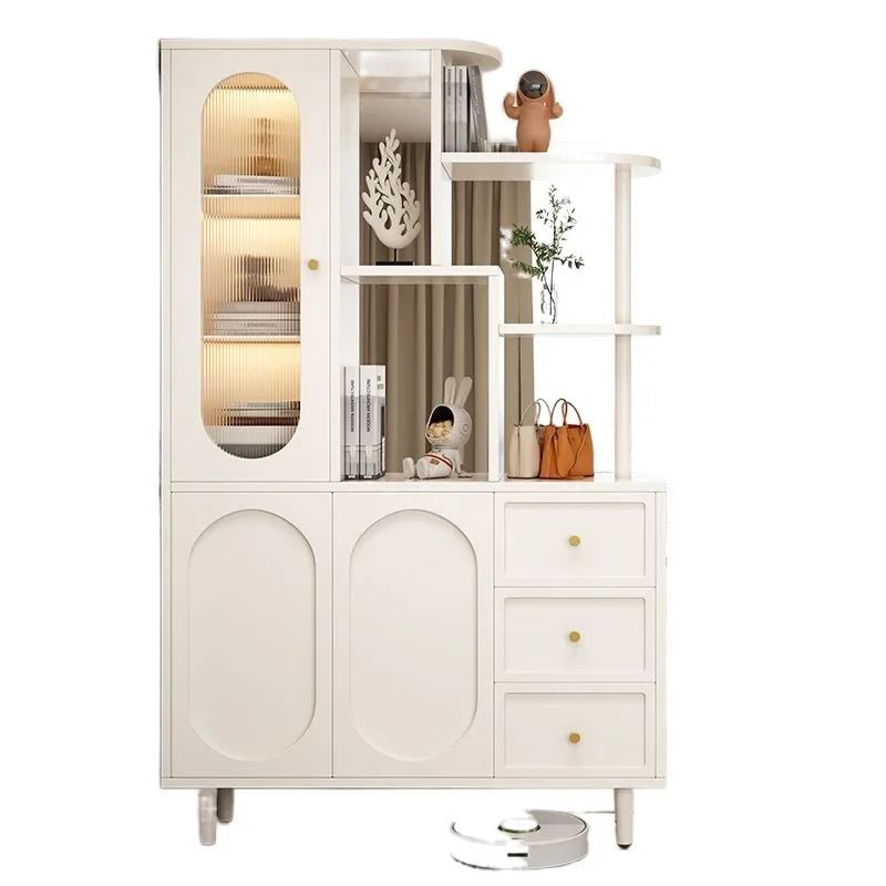 Solid wood shoe cabinet entrance door against the wall Entrance cabinet Cream screen partition Living room cabinet Locker
Solid wood shoe cabinet entrance door against the wall Entrance cabinet Cream screen partition Living room cabinet Locker