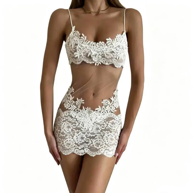 Spaghetti Strap Lace Sexy Mini Dress Women Fashion See Through Sleeveless Backless Ruched Club Party Long Dresses
Spaghetti Strap Lace Sexy Mini Dress Women Fashion See Through Sleeveless Backless Ruched Club Party Long Dresses