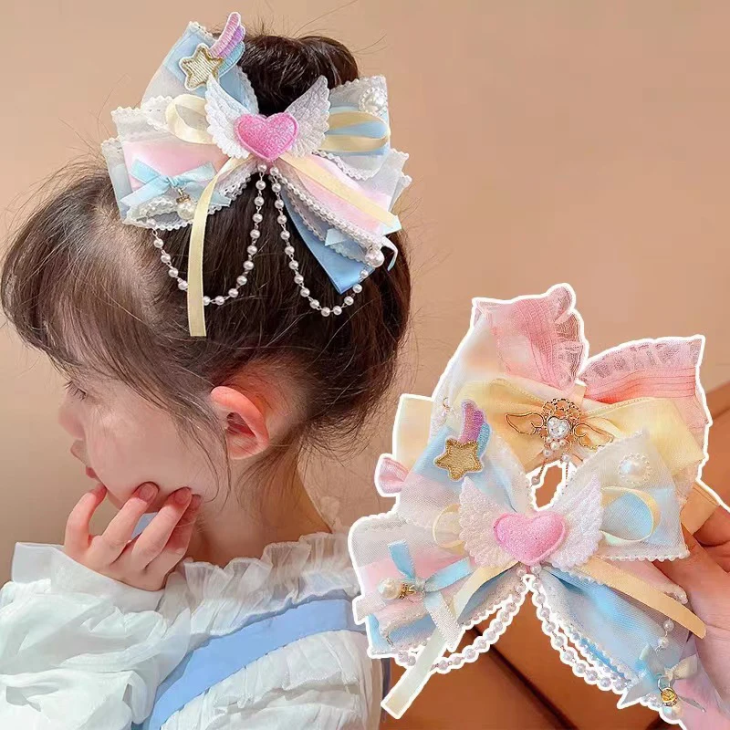 Fashion Princess Bow Hairpins Barrettes Children's Hair Accessories Cute Sweet Girls Hair Headdress
Fashion Princess Bow Hairpins Barrettes Children's Hair Accessories Cute Sweet Girls Hair Headdress