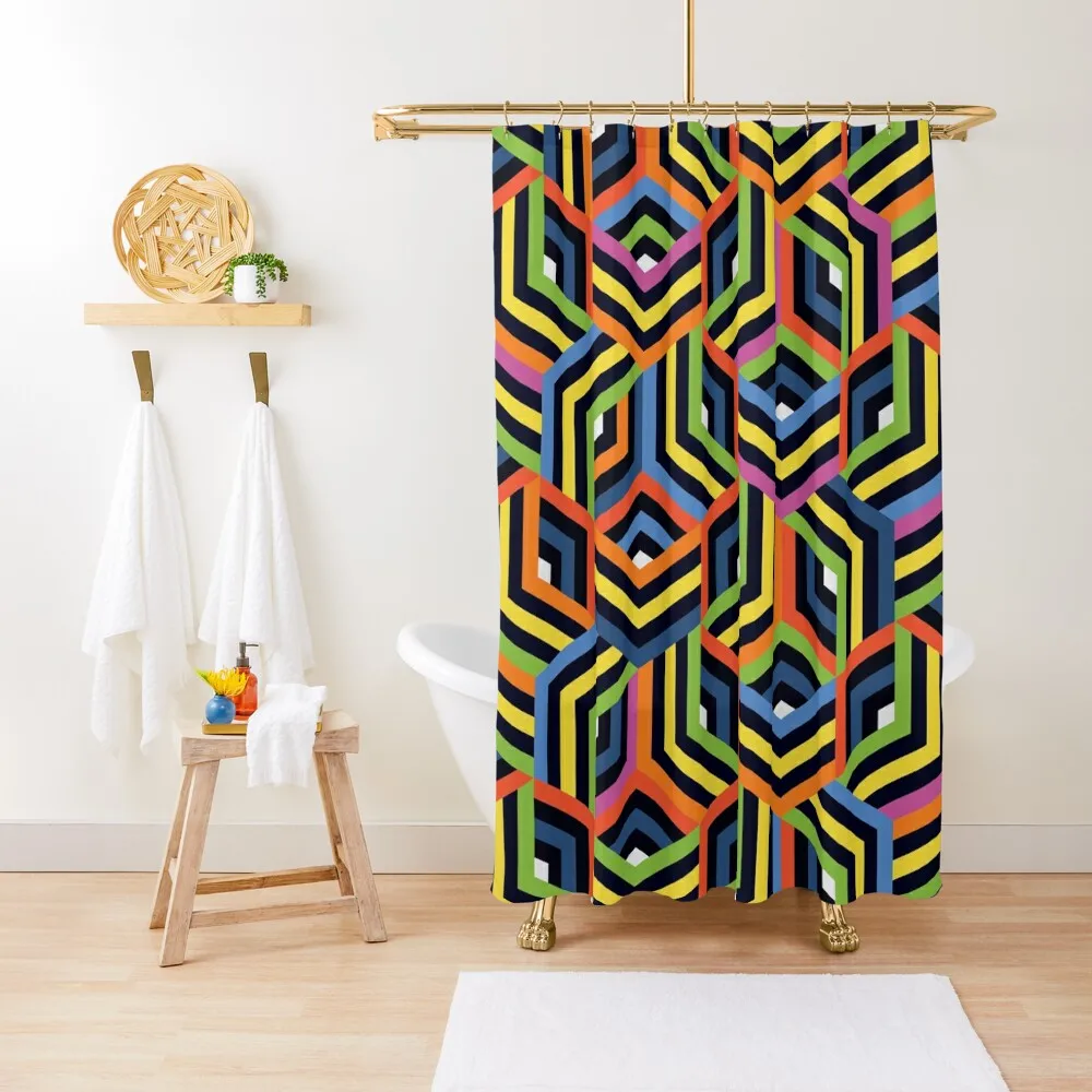 Geometric Hexagon Pattern Shower Curtain Modern Accessory Bathrooms Transparent Bathroom Shower Set For Bathroom Curtain
Geometric Hexagon Pattern Shower Curtain Modern Accessory Bathrooms Transparent Bathroom Shower Set For Bathroom Curtain