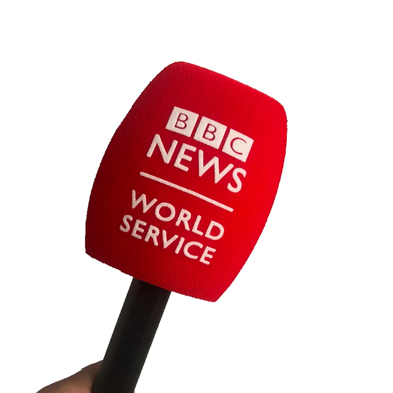 Flocking Microphone Sponge Printing Covers Mic Windscreen Customized Logo Foam Windsshield For TV Stations Reporters Interview
Flocking Microphone Sponge Printing Covers Mic Windscreen Customized Logo Foam Windsshield For TV Stations Reporters Interview