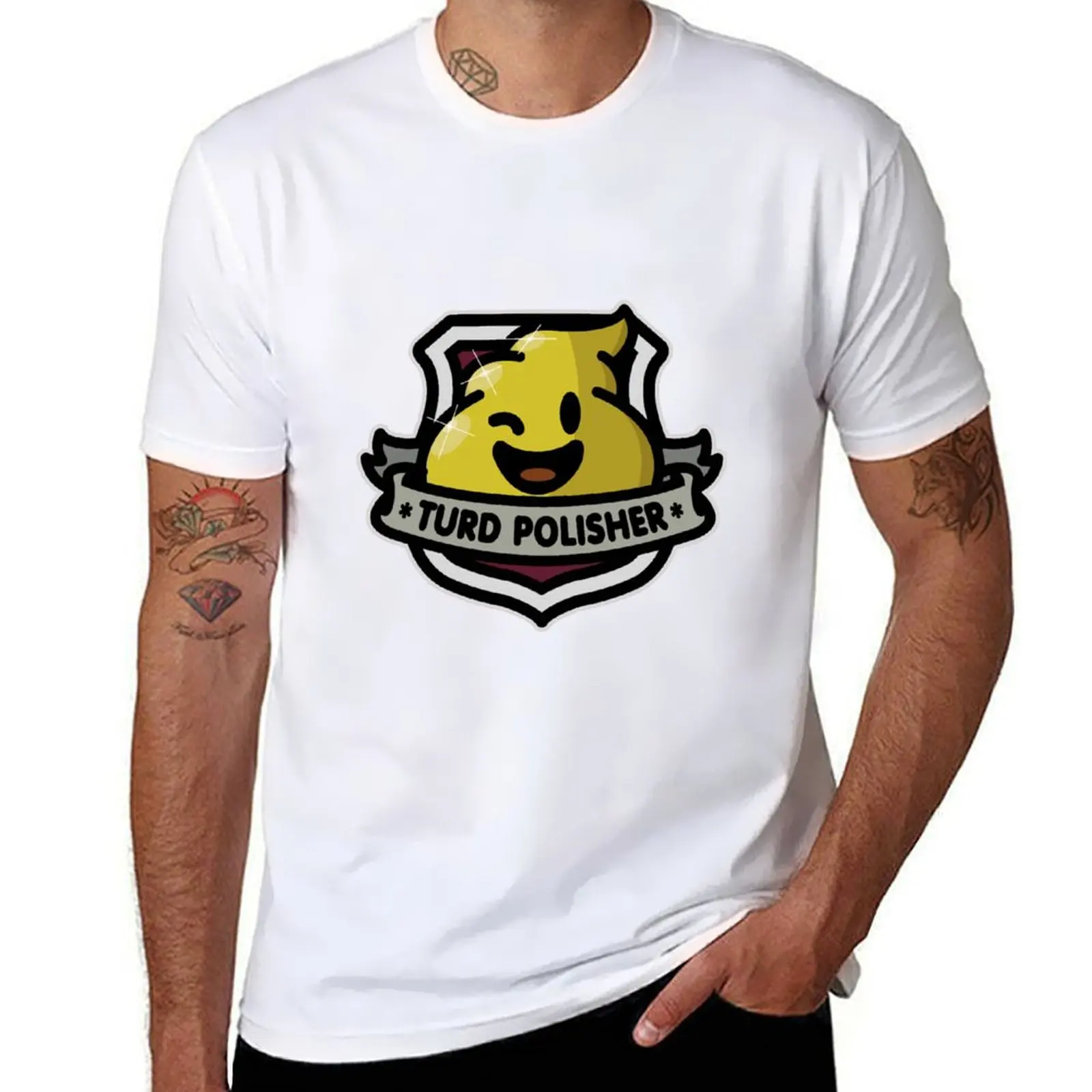 (turd Polisher) Poop T-Shirt Fashion Pattern Printed Tee Shirt
(turd Polisher) Poop T-Shirt Fashion Pattern Printed Tee Shirt