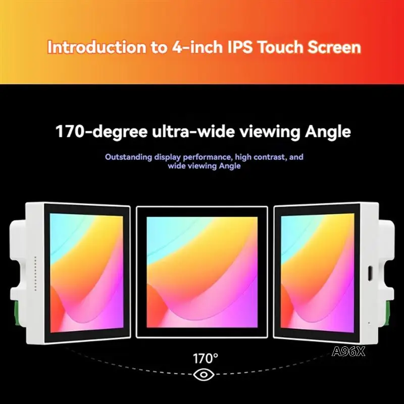4 Inch Smart Scene Wall Switch 86 Touch Screen Center Control Panel RV1106G3 1TOPS
4 Inch Smart Scene Wall Switch 86 Touch Screen Center Control Panel RV1106G3 1TOPS