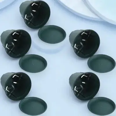 5 set Plastic Flowerpots With Trays Flower Planters Durable Stylish Design Easy Assembly Decor Plant Pots Indoor 
5 set Plastic Flowerpots With Trays Flower Planters Durable Stylish Design Easy Assembly Decor Plant Pots Indoor