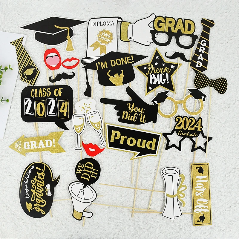 DIY Mustache Lips Glasses Class of 2024 Congratulation Graduation Decoration Photo Booth Props Congrats Grad Party Supplies
DIY Mustache Lips Glasses Class of 2024 Congratulation Graduation Decoration Photo Booth Props Congrats Grad Party Supplies