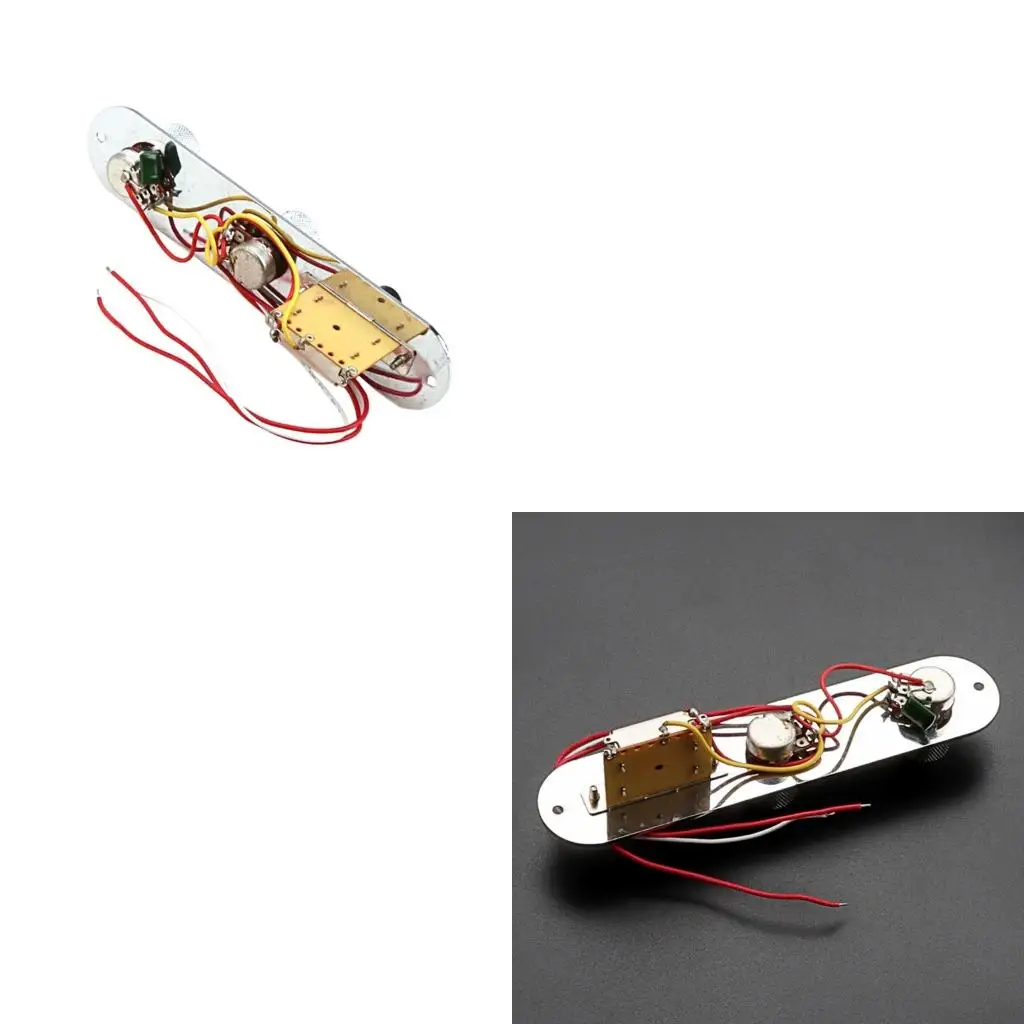 Electric Guitar Loaded Control Plate with 3 Way Switch Easy Install
Electric Guitar Loaded Control Plate with 3 Way Switch Easy Install