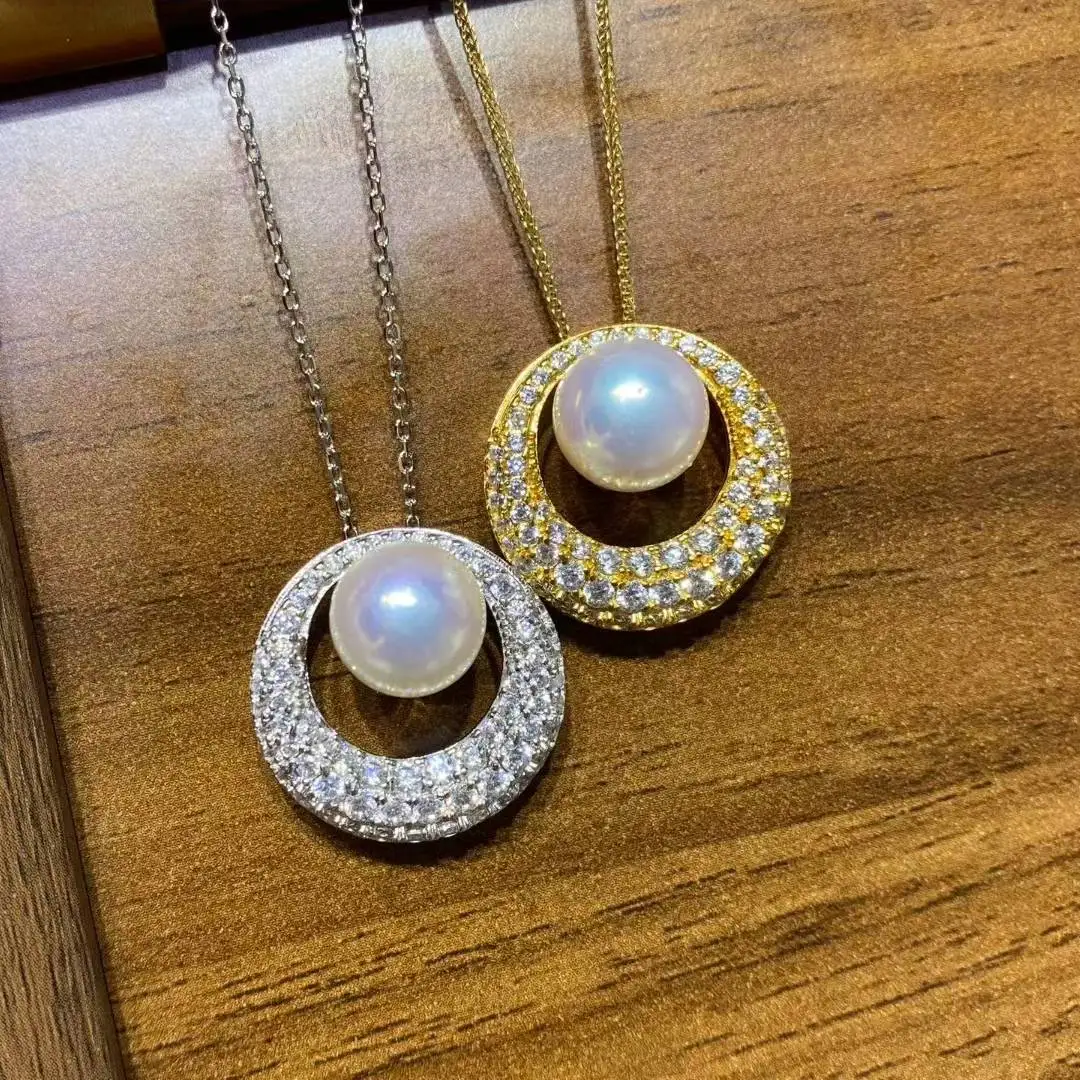 S925 Sterling Silver Pendant Mount Base Mountings Findings Parts Fittings Accessories for 10-11mm Pearls Beads 5pcs/lot
S925 Sterling Silver Pendant Mount Base Mountings Findings Parts Fittings Accessories for 10-11mm Pearls Beads 5pcs/lot