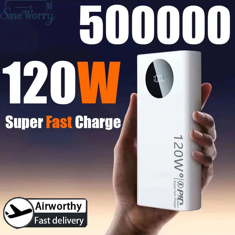 120W 200000mAh High Capacity Power Bank Super Fast Charge Display Power Bank Portable Battery Charger For iPhone Samsung Huawei
120W 200000mAh High Capacity Power Bank Super Fast Charge Display Power Bank Portable Battery Charger For iPhone Samsung Huawei
