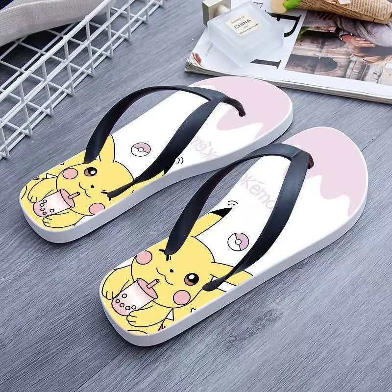 real photo plus big size new Couple Home Female Cute Pikachu Indoor Bathroom Anti Slip fashion women flip flops man Slippers
real photo plus big size new Couple Home Female Cute Pikachu Indoor Bathroom Anti Slip fashion women flip flops man Slippers