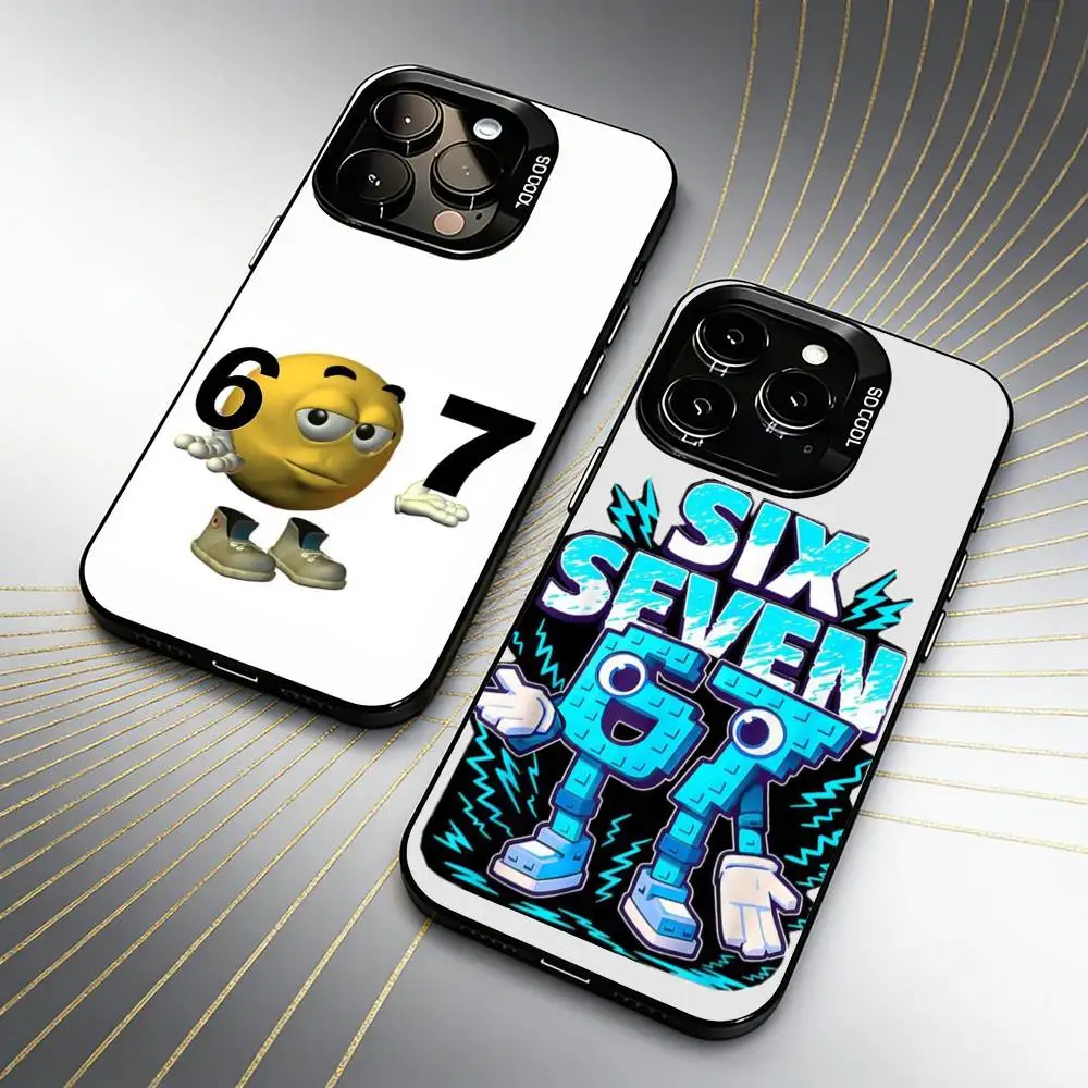Meme 67 Six Seven Phone Case For iPhone 16 17 15 14 12 13 Pro Max Black Color Shockproof Cover
Meme 67 Six Seven Phone Case For iPhone 16 17 15 14 12 13 Pro Max Black Color Shockproof Cover
